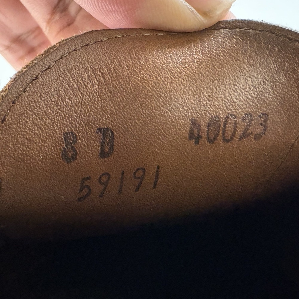 Allen Edmonds Boulder Dark Brown Leather Loafers Slip-On Driving Shoes 8D USA - Picture 11 of 14